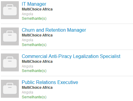 Multichoice Africa Angola Ofertas de Empregos
